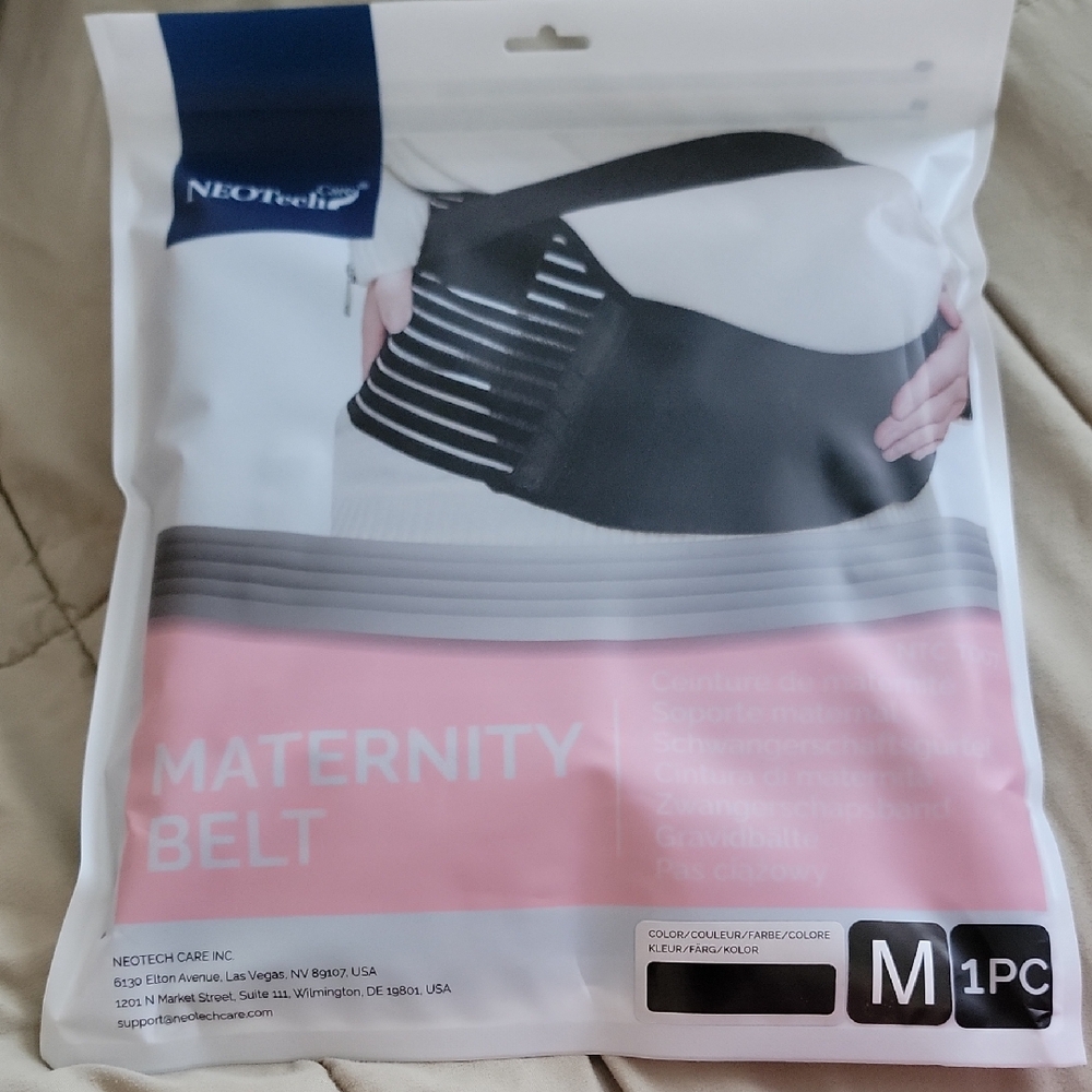 Black Maternity Belt